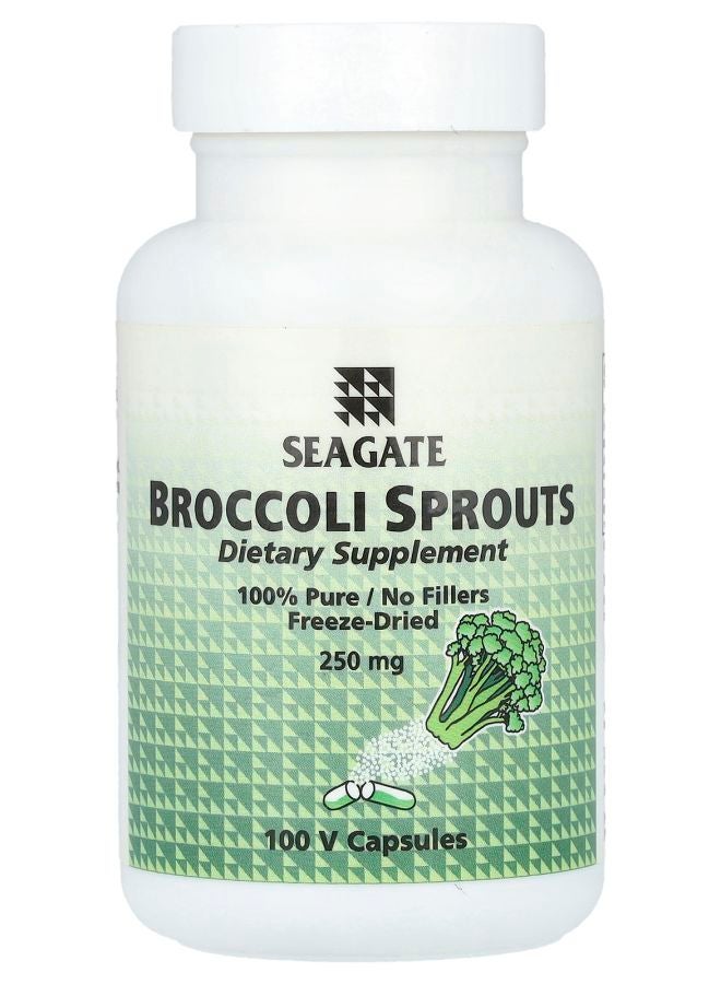 Seagate Broccoli Sprouts 250 mg 100 V Capsules - Image 1