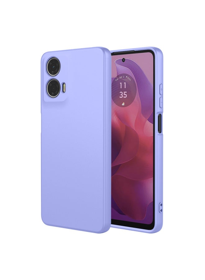For Moto G85/G75/G05 Imitation Original Liquid Silicone G15 Mobile Phone Case E15/G84/G55/G14/G04-Color:Matcha Green (imitation Original Shell)-Applicable Model:Moto G100/Edge-S  - Image 3