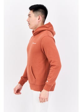 Champion Men Sportswear Fit Long Sleeves Outdoor Hoodies, Rust  - Image 2