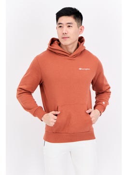 Champion Men Sportswear Fit Long Sleeves Outdoor Hoodies, Rust  - Image 1