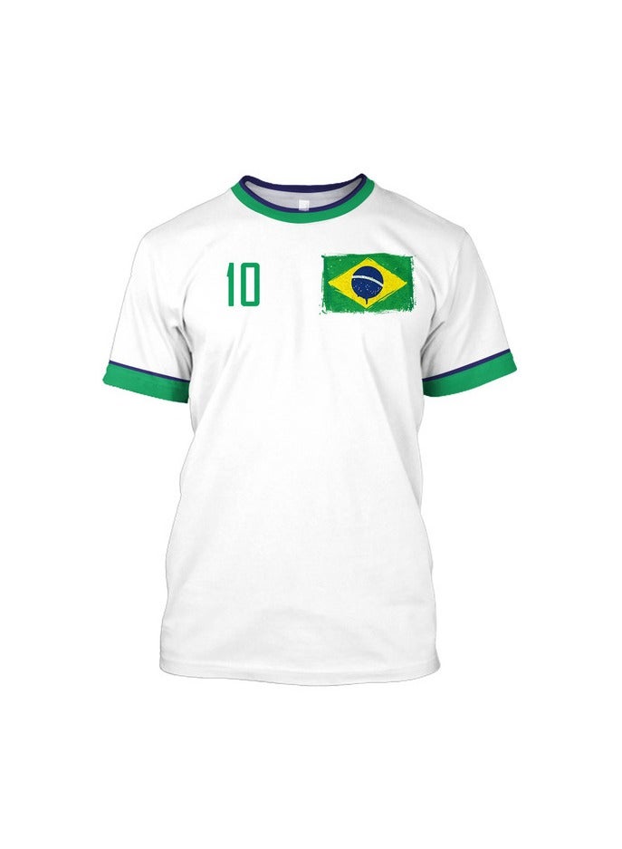 KUYING New Football Jersey Top With Short Sleeves - Image 1
