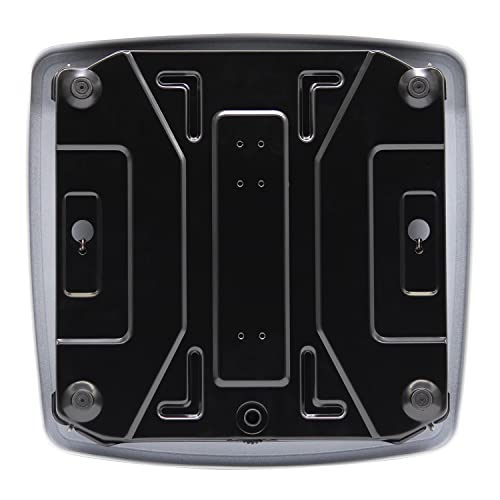 Taylor ميزان تيلور التناظري بدون بطارية لقياس وزن الجسم، سعة 330 رطل، سهل القراءة مع قرص كبير 4.25 بوصة، منصة من الفينيل 10.3 × 10.6 بوصة، أسود - Image 3