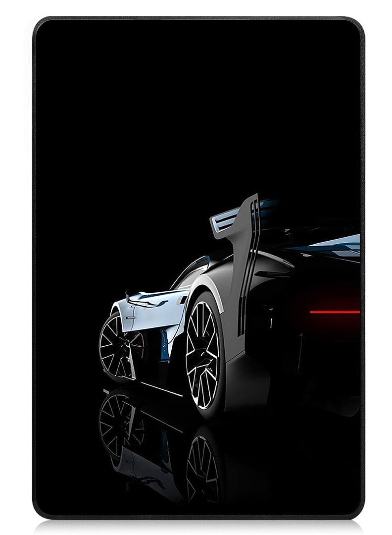 Theodor Protective Flip Case For Huawei MatePad SE 11 (2024) With Trifold Stand Auto Wake Sleep Shockproof Cover Car (7) - Image 1