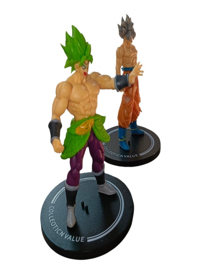 ONE POINT COLLECTIONS Anime Action Figure Set (Pack of 2) - Muscular Warrior Collectible Figurines with Display Base, PVC Toy for Kids & Fans - Image 3
