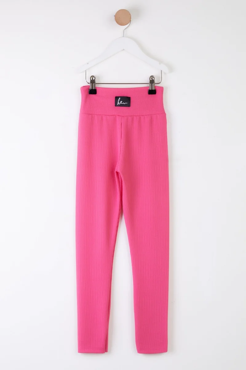 Tofisa Girls Fuchsia Skinny Leg Leggings - 25509