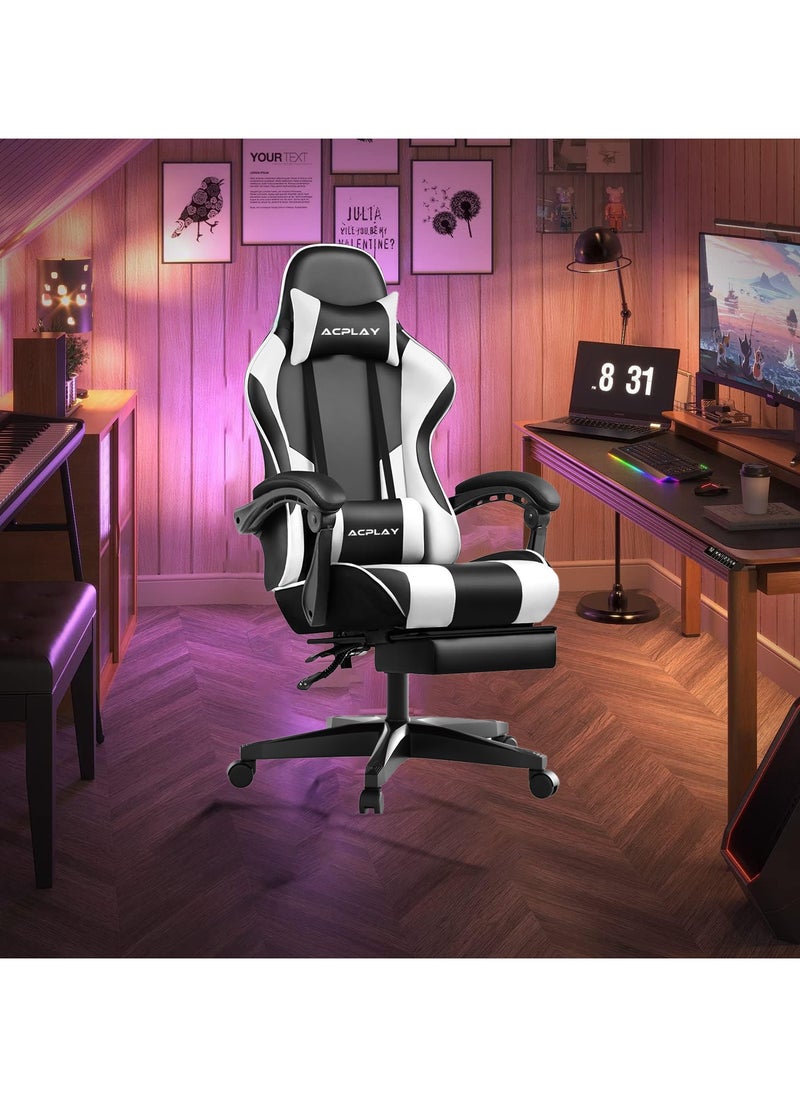 ACPLAY - High Back Gaming Chair,High Quality Ergonomic PC Computer Chair,Adjustable Swivel, Headrest & Lumbar Support,Ideal for Office,Computer & Gaming - Image 1
