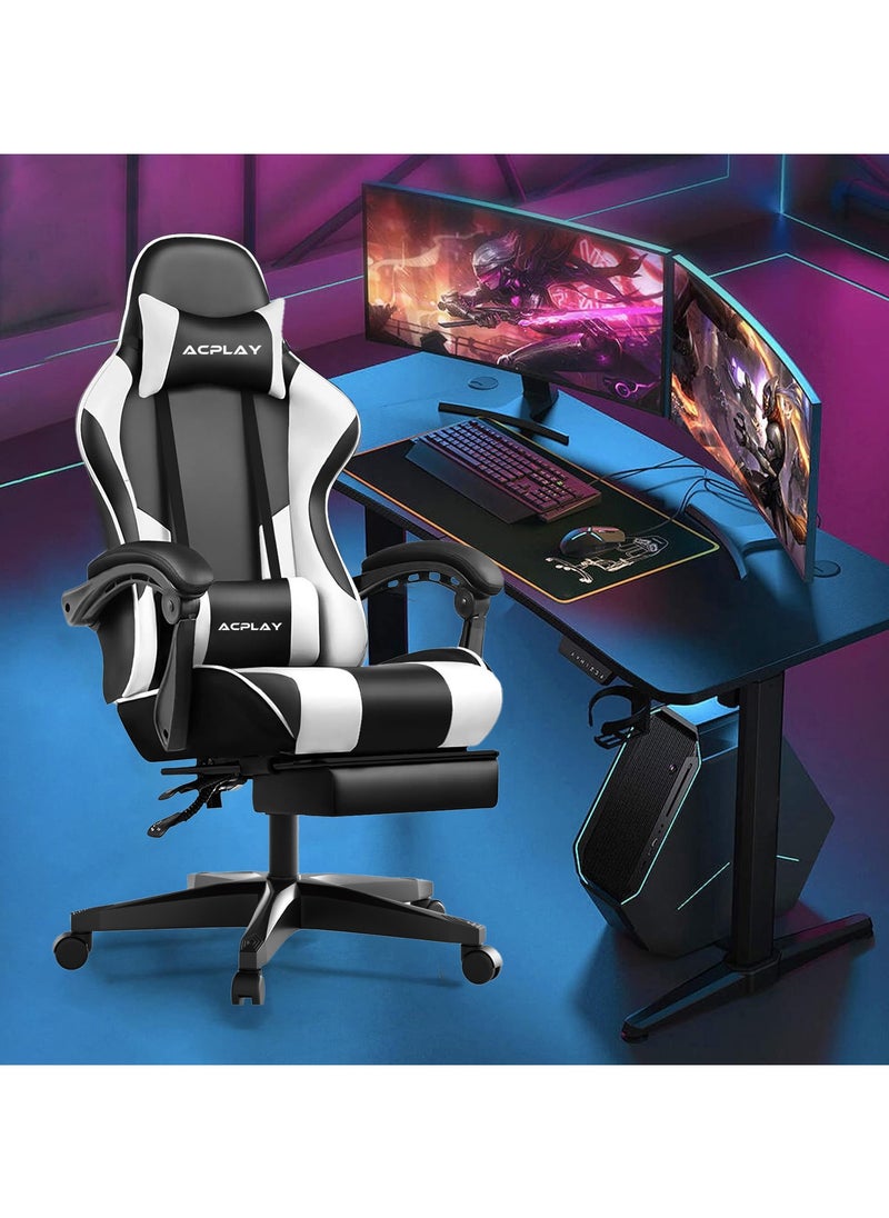 ACPLAY - High Back Gaming Chair,High Quality Ergonomic PC Computer Chair,Adjustable Swivel, Headrest & Lumbar Support,Ideal for Office,Computer & Gaming - Image 1