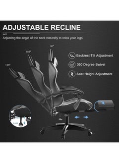 ACPLAY High Back Gaming Chair,High Quality Ergonomic PC Computer Chair,Adjustable Swivel, Headrest & Lumbar Support,Ideal for Office,Computer & Gaming  - Image 5
