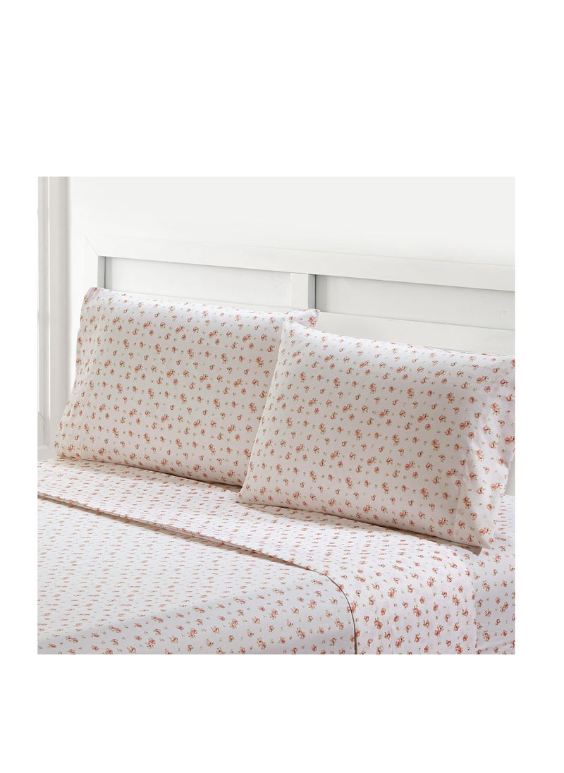 Modern Threads Modern Threads Silky Soft Microfiber and Wrinkle Free Sheets - Luxurious Microfiber Bed Sheets includes Flat Sheet, Fitted Sheet with Deep Pockets, & Pillowcases Ivory, Full  - Image 1
