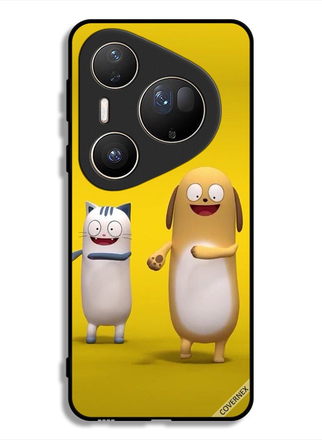 Covernex Huawei Pura 80 Ultra Protective Case Cover Cat Dog Story - Image 1