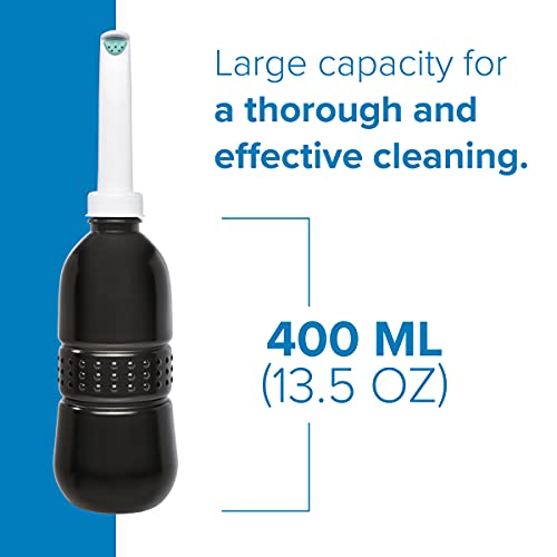 Brondell GoSpa Essential Portable Bidet for Everyday Use, Camping, Hiking, and Outdoor Activities, Compact and Discreet, Includes Travel Bag, 400mL, Midnight - Image 3