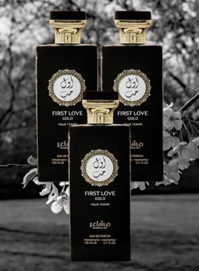 لوف 3 قطع عطر فيرست لوف جولد 100 مل - Image 1