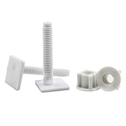 Treely 2Pcs Toilet Seat Hinge Bolts Screws for Top Mount Toilet Seat Hinges, Universal - Image 1