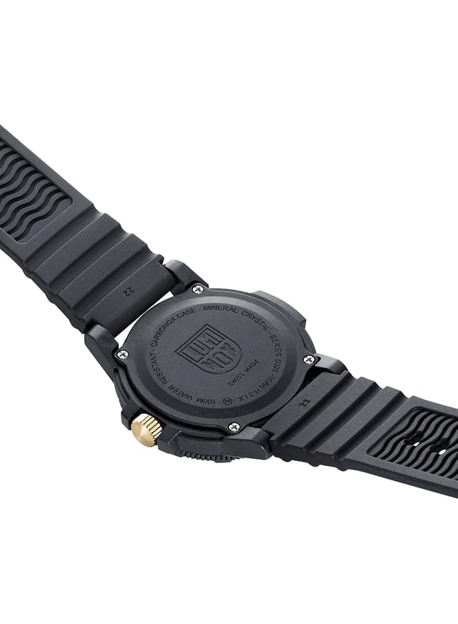 Luminox Leatherback Sea Turtle Giant Xs 0325 Gp Mens Watch 44Mm Gold Black Mens Watches Made In Switzerland - Image 4