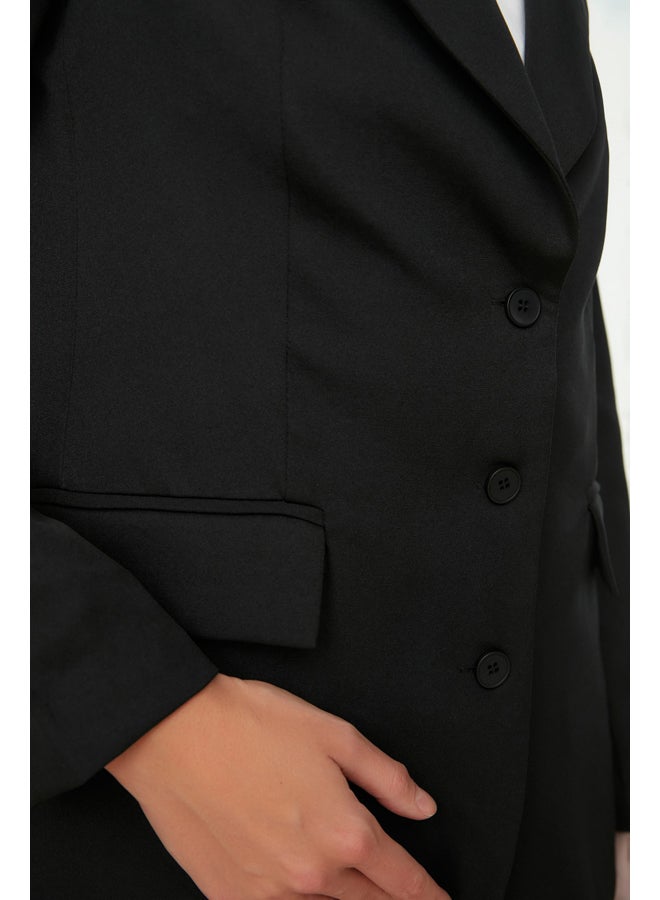 trendyol Woman Blazer Jacket Black - Image 4