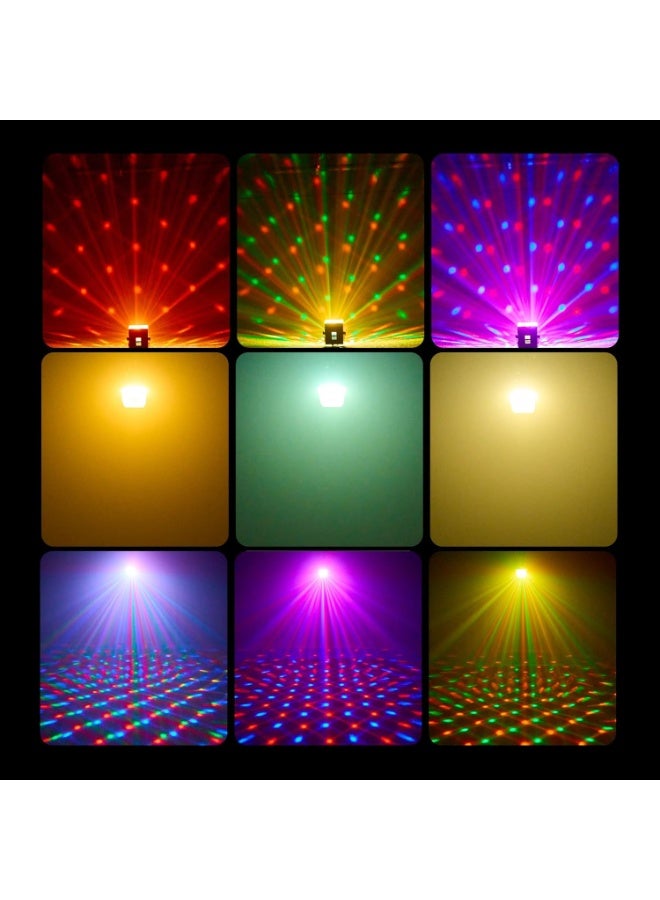 Arabest ضوء كرة الديسكو 2 في 1 + ضوء ليلي تحكم LED 5 ألوان مناسب لغرفة العائلة رقص عيد الميلاد هالوين زفاف عرض نادي ديكور (ملون + ضوء ليلي، 2) - Image 5