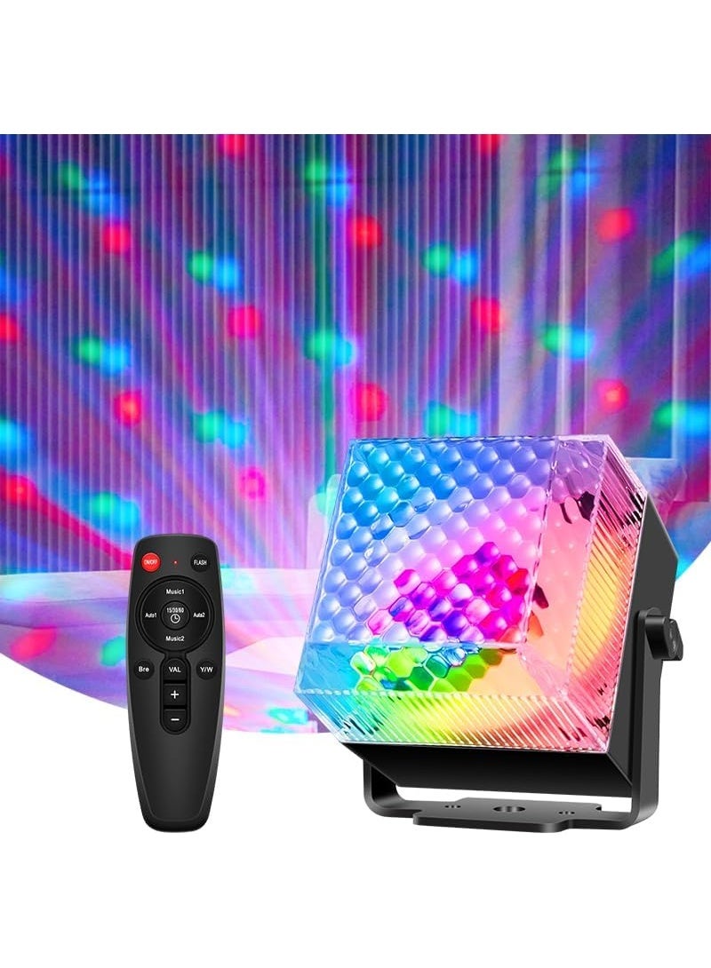 Arabest ضوء كرة الديسكو 2 في 1 + ضوء ليلي تحكم LED 5 ألوان مناسب لغرفة العائلة رقص عيد الميلاد هالوين زفاف عرض نادي ديكور (ملون + ضوء ليلي، 2) - Image 2