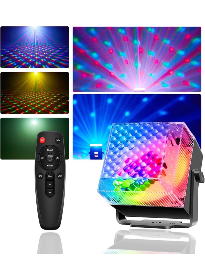 Arabest ضوء كرة الديسكو 2 في 1 + ضوء ليلي تحكم LED 5 ألوان مناسب لغرفة العائلة رقص عيد الميلاد هالوين زفاف عرض نادي ديكور (ملون + ضوء ليلي، 2) - Image 3