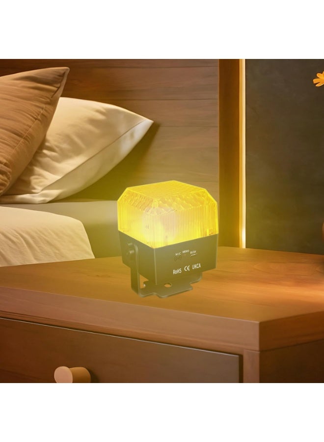 Arabest ضوء كرة الديسكو 2 في 1 + ضوء ليلي تحكم LED 5 ألوان مناسب لغرفة العائلة رقص عيد الميلاد هالوين زفاف عرض نادي ديكور (ملون + ضوء ليلي، 2) - Image 4