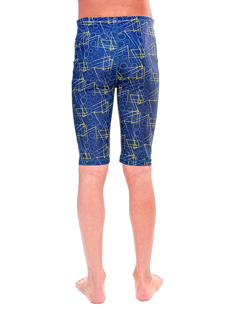 كويجا صن وير COEGA Youth Boys Swim Shorts- Navy Geometric