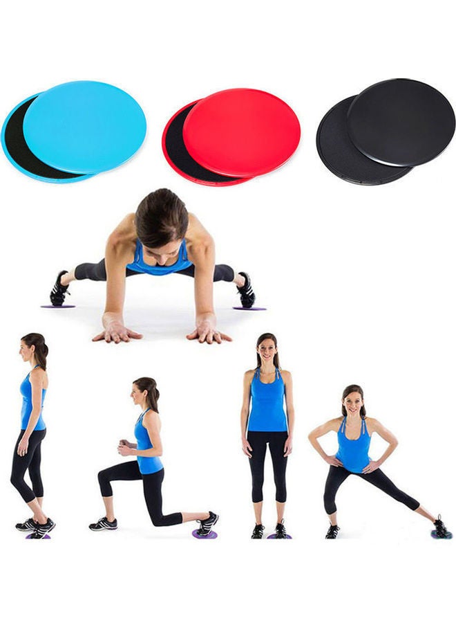 NIBEMINENT Fitness Gliders Core Sliders Workout Gym Exercise Training Slide Discs 20 x 10 20cm  - Image 2