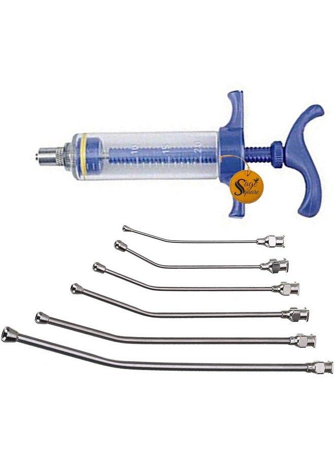 سايج سكوير محقنة تغذية يدوية قابلة للتعديل مع مجموعة كاملة للطيور والجراء والقطط والكلاب والقطط والهامستر (30 مل) (مجموعة) - Image 1