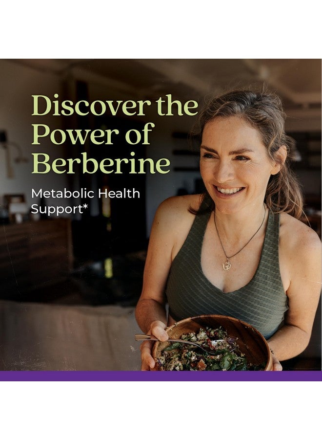 New Chapter مكمل بيربرين من نيو تشابتر - بيربرين فائق القوة 1000 ملغ، مستخلص باربيري هندي مركز 30x لدعم الصحة الأيضية + صحة القلب + دعم الجلوكوز، نباتي، خالي من الغلوتين، 60 حبة - Image 2