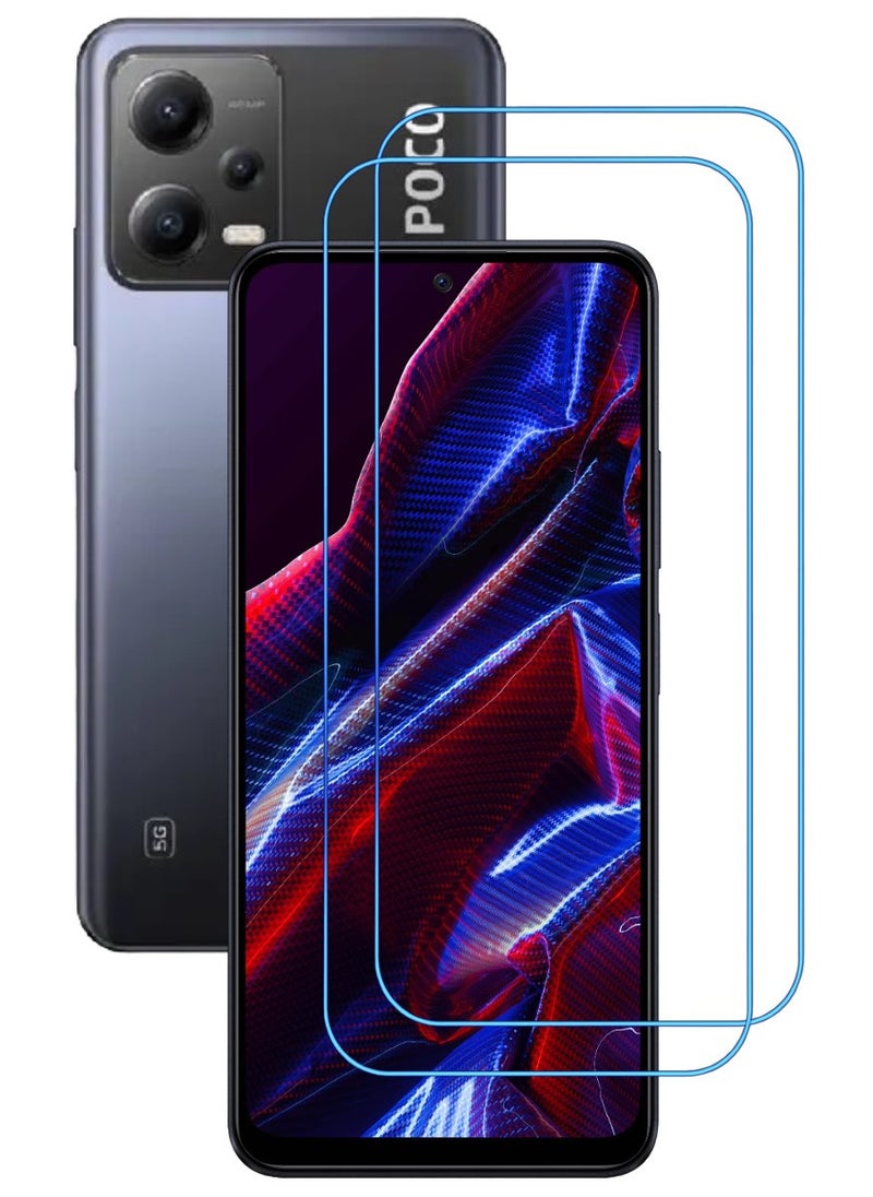 أكاليكس قطعتين، حماية شاشة،  لهاتف شاومي Poco X5، جودة ممتازة. - Image 1