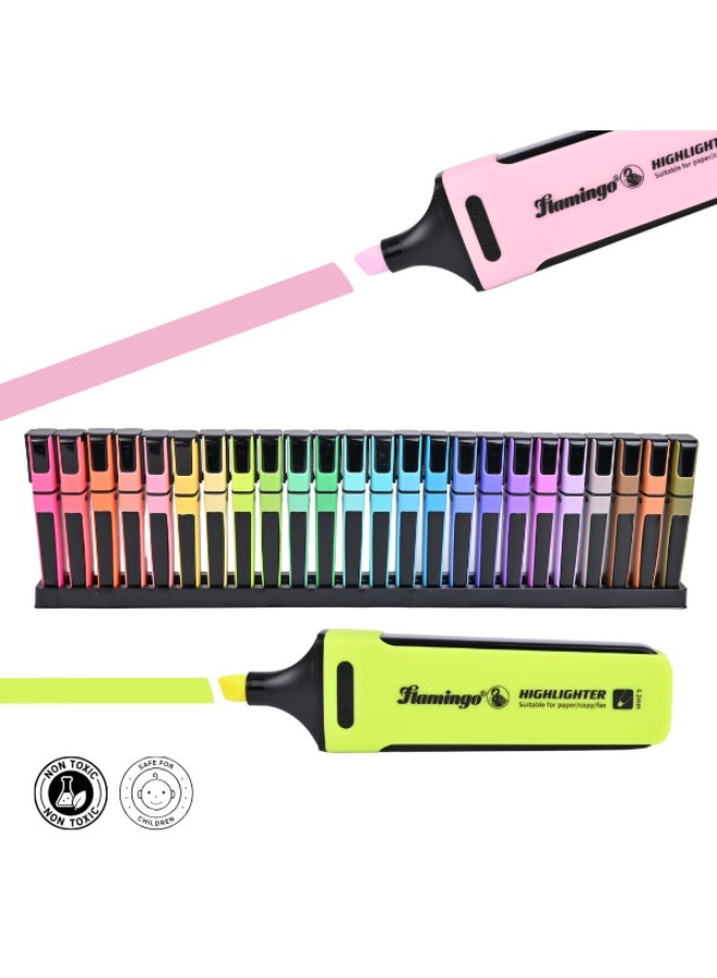 Flamingo Highlighters - 30 Assorted Colors - Quick-Drying & Non-Toxic - Image 4