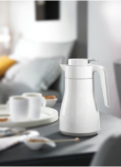 ENJOY Functional Design Plastic and Glass Double Wall Vacuum Jug White 1 Liter 312101.01LB  - Image 3