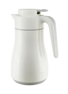 ENJOY Functional Design Plastic and Glass Double Wall Vacuum Jug White 1 Liter 312101.01LB  - Image 1