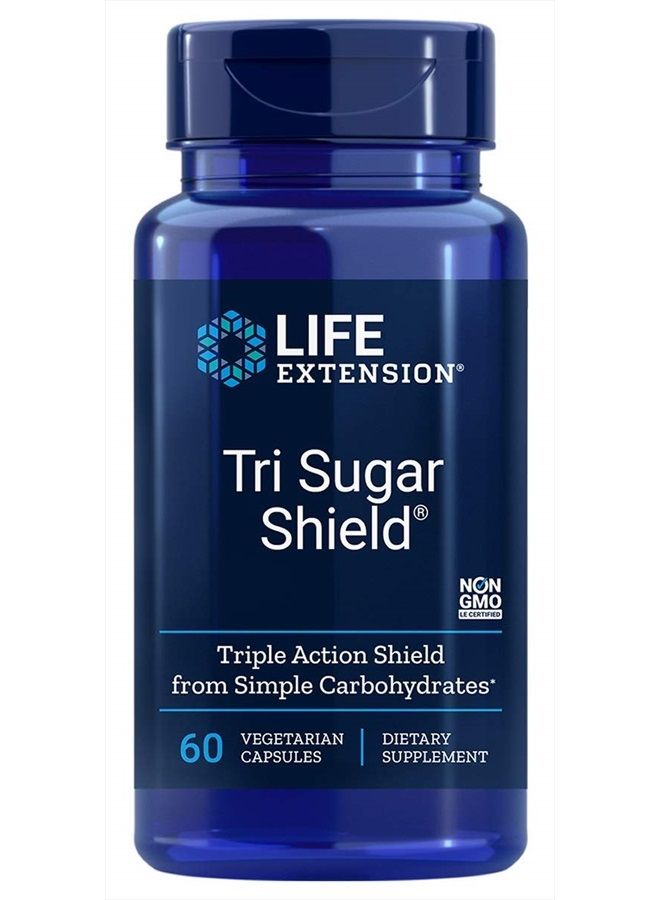 Life Extension درع السكر الثلاثي، 60 كبسولة (عبوة من 3)