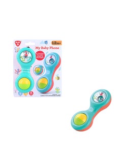 PLAYGO Playgo My Baby Phone Toy - Colorful Interactive Toy with Lights & Sounds | Encourages Early Learning & Cognitive Development | Shapes, Numbers & Sensory Fun  - Image 1