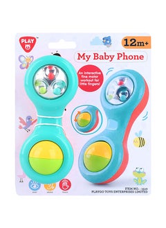 PLAYGO Playgo My Baby Phone Toy - Colorful Interactive Toy with Lights & Sounds | Encourages Early Learning & Cognitive Development | Shapes, Numbers & Sensory Fun  - Image 2