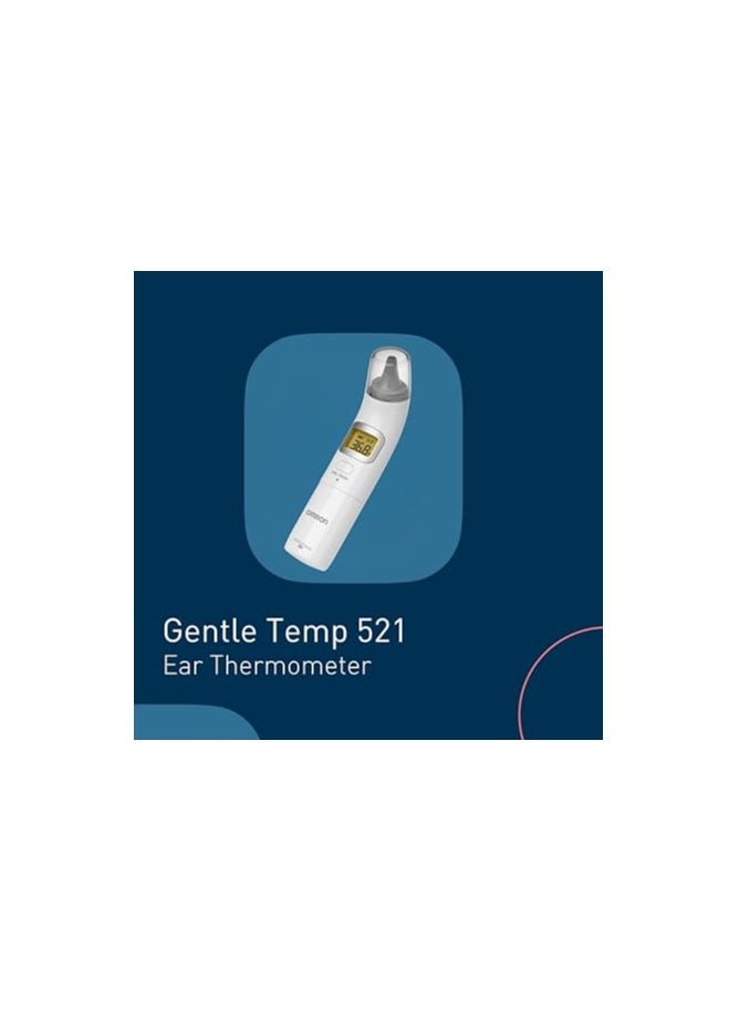 Omron Omron Gentle Temp 521 Ear Thermometer – 3-in-1 Infrared, 1-Second Read, 25 Memory, Backlight  - Image 5