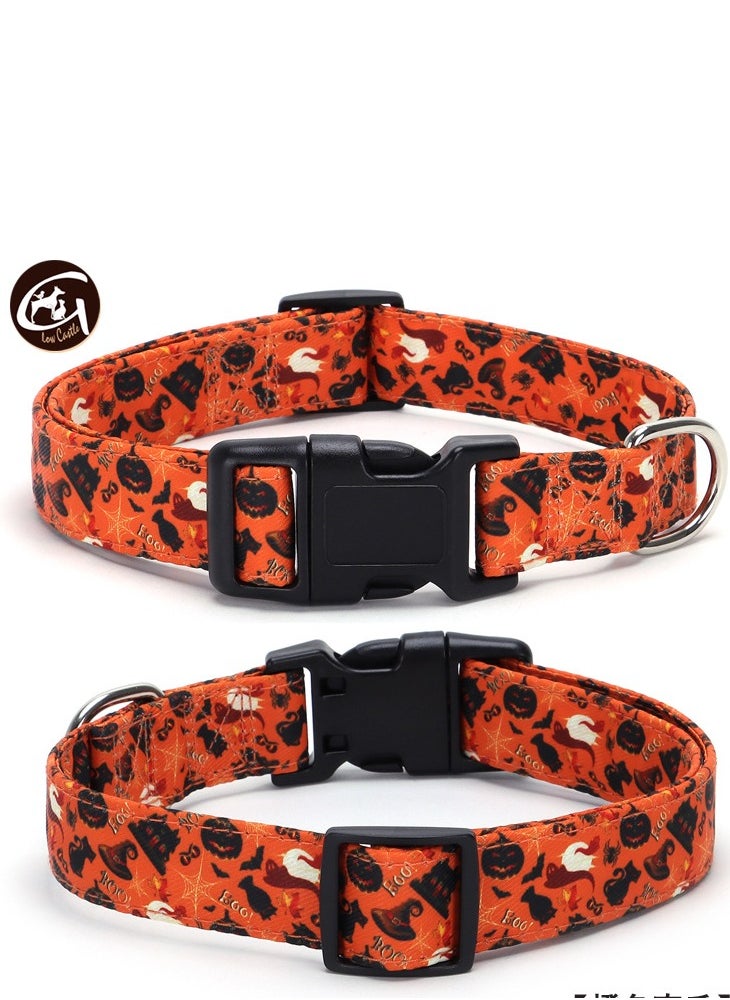 xozgdovg Halloween dog collar 
