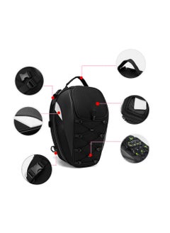 Generic Dual Use Waterproof Helmet Bag Motorcycle Tail Bag 30L-40L Tool Box Rear Seat Bag Large Capacity Rider Backpack Motorbike Accessories  - Image 4