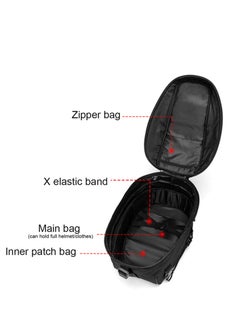 Generic Dual Use Waterproof Helmet Bag Motorcycle Tail Bag 30L-40L Tool Box Rear Seat Bag Large Capacity Rider Backpack Motorbike Accessories  - Image 5