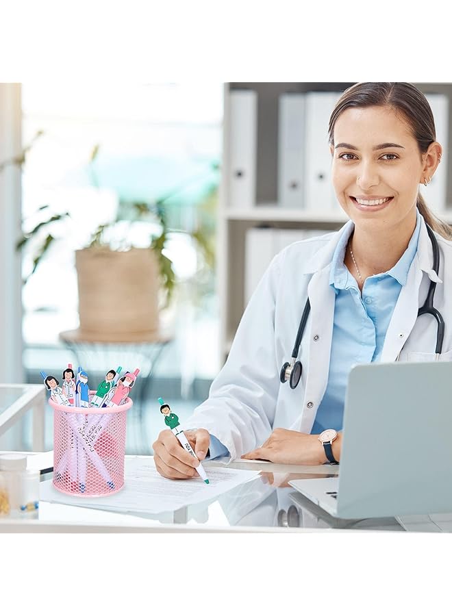 erorex 36Pcs Funny Cartoon Nurse Pens Novelty Ballpoint Pens Thank You Gifts For Doctors Nurses Medical Staff And Healthcare Workers - Image 4