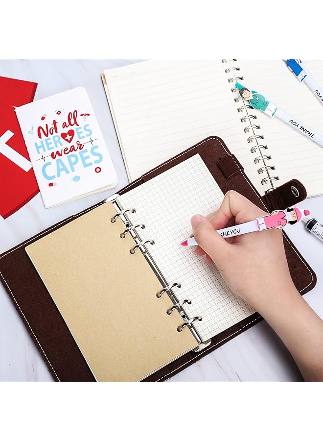 erorex 36Pcs Funny Cartoon Nurse Pens Novelty Ballpoint Pens Thank You Gifts For Doctors Nurses Medical Staff And Healthcare Workers - Image 3