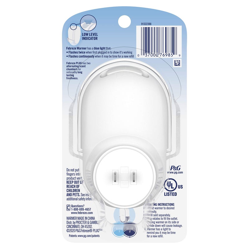 Febreze Plug In Air Freshener Fade Defy Plugs, Scented Oil Warmer- Pack of 4 - Image 2
