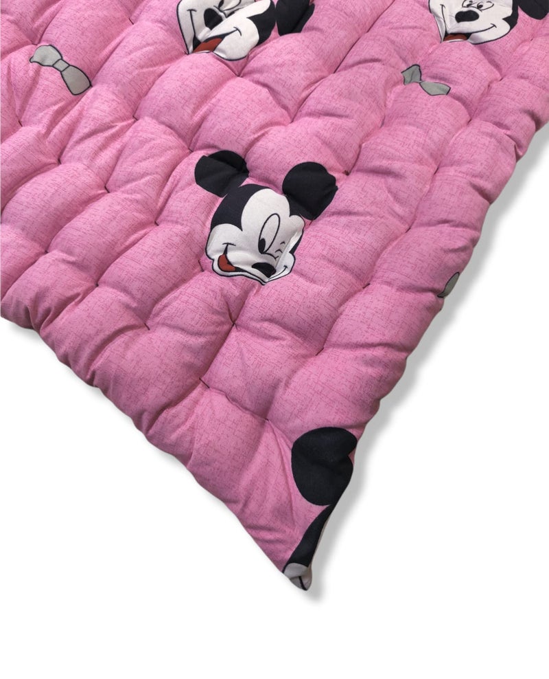 Deevine Craft Soft Cotton Quilt | Foldable Light Weight Filled Single Firm Mattress| Gadda (3D Design Printed, 1 Sleeping Capacity, 3 x 6 ft or 72 x 36 Inches) - Image 3