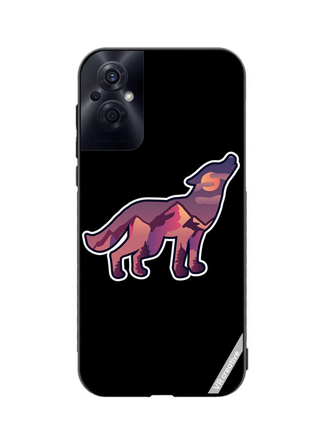 VR CREATIVE Protective Case Cover For Oppo Reno8 Z Wild Wolf Design Multicolour - Image 1