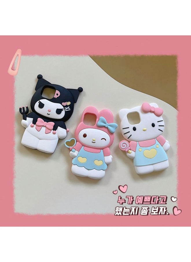 Generic Digital Computer/For Iphone Protective Case/For Iphone Protective Cover Brand Quality Material Provides Protection Scratches Dust Damage-Color:Silicone-take Lollipop KT Cat-Applicable Model:For Iphone13PRO  - Image 3