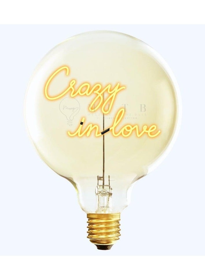 Decorative LED Light Bulb with unique design and ambient lighting, ideal for bedrooms and living spaces. It enhances room atmosphere with a modern decorative glow and is suitable for contemporary interior settings.