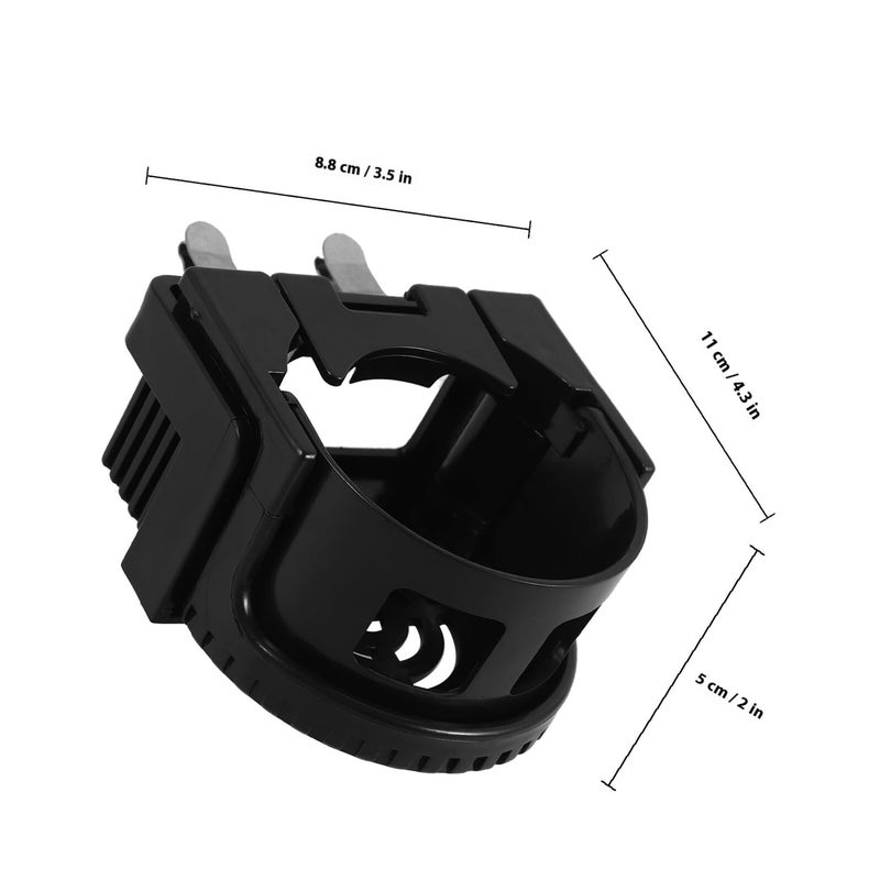 Universal Car Air Vent Cup Holder Black Compatible with Most Vehicles - Image 3