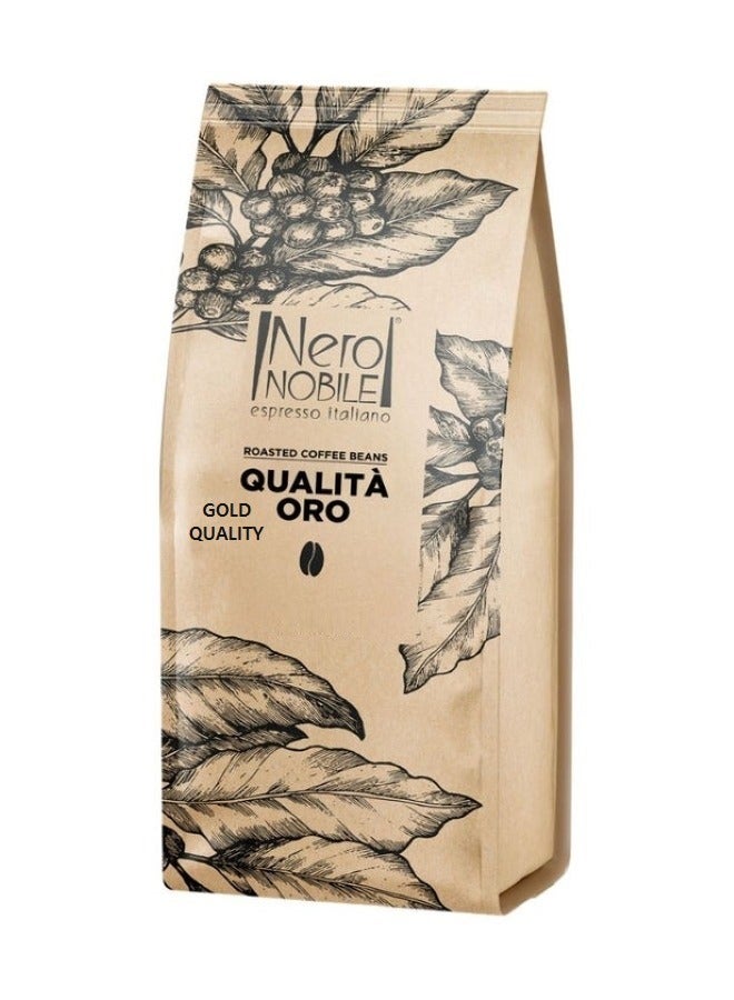 Nero NOBILE Qualità Oro Coffee Beans 250 G - Image 1