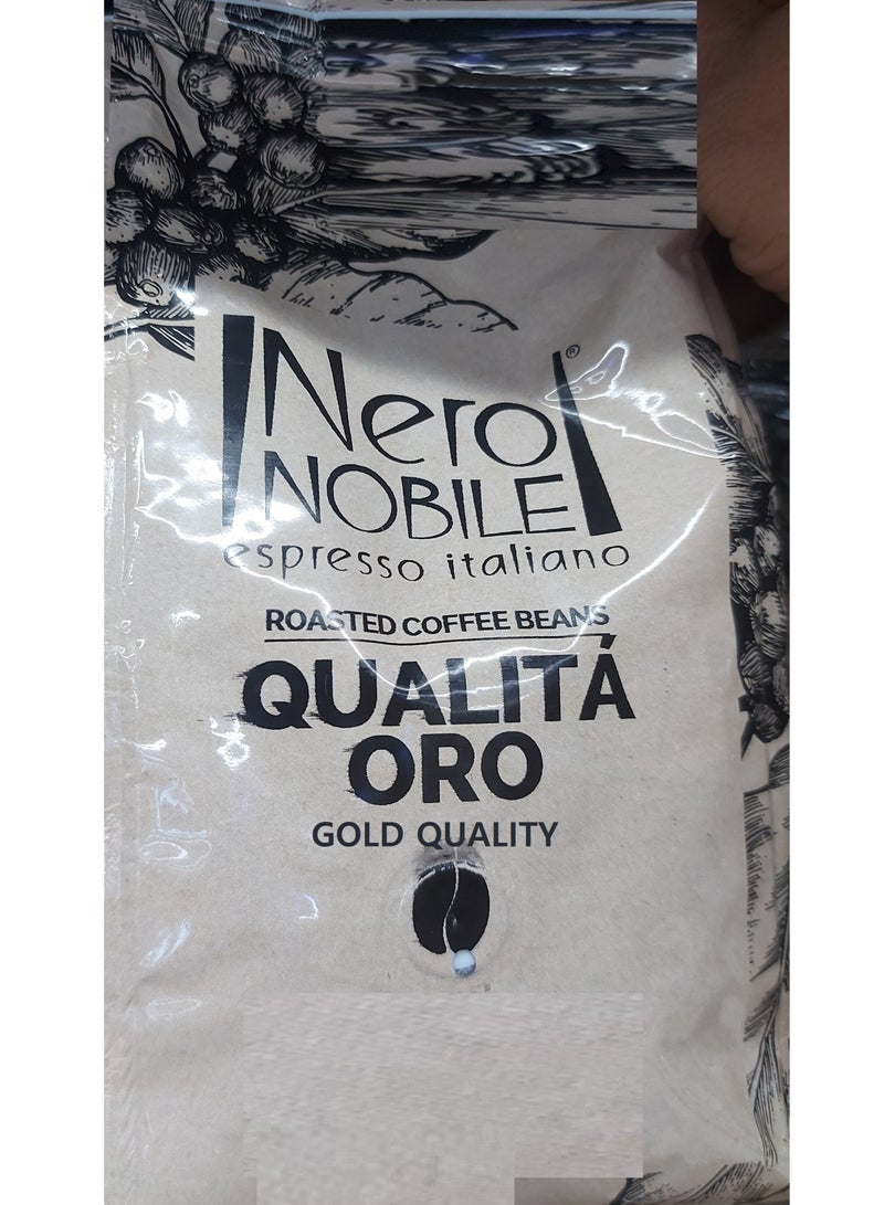 Nero NOBILE Qualità Oro Coffee Beans 250 G - Image 2