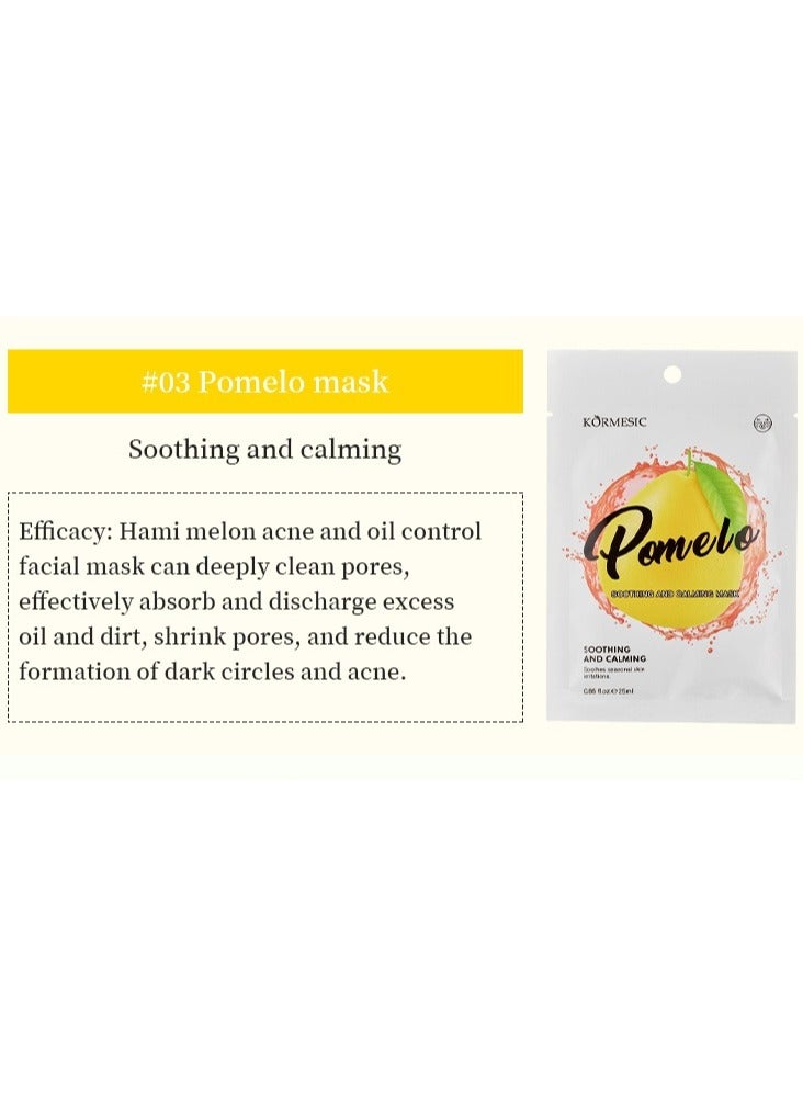 Kormesic قناع يوزو مشرق وترطيب 25 مل-5 عبوات - Image 2