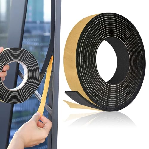 Delidge Soft 5 m Self-Adhesive Car Door Noise Insulation Rubber Dusting Window Sealing Strip Tape - Image 2